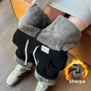 Pantallona Dimërore me Lesh Sherpa – Super të Ngrohta & Komode